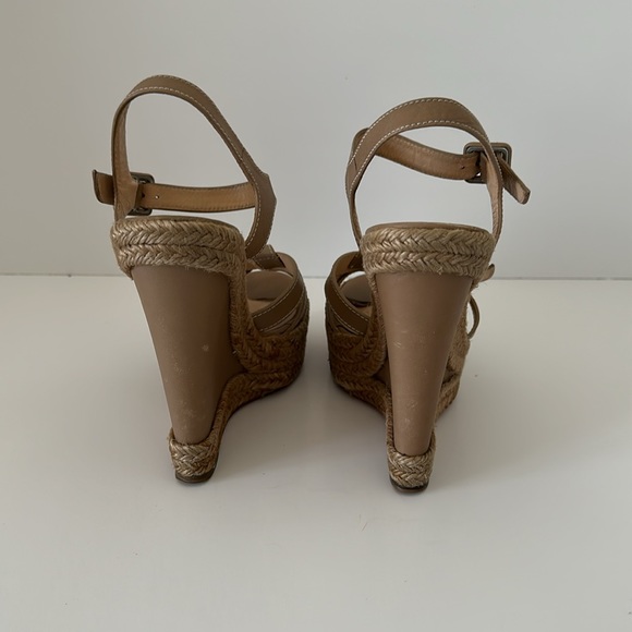 COPY - Christian Louboutin espadrille wedge size 38 - Picture 2 of 8